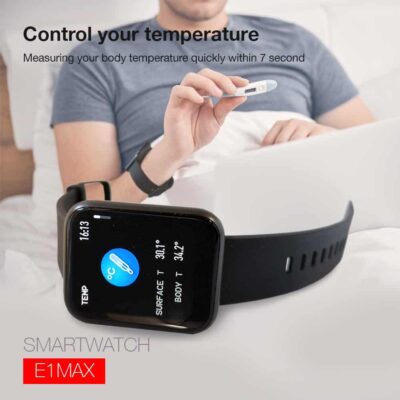 smartwatch con termometro temperatura Lenovo E1 Max iRiparo