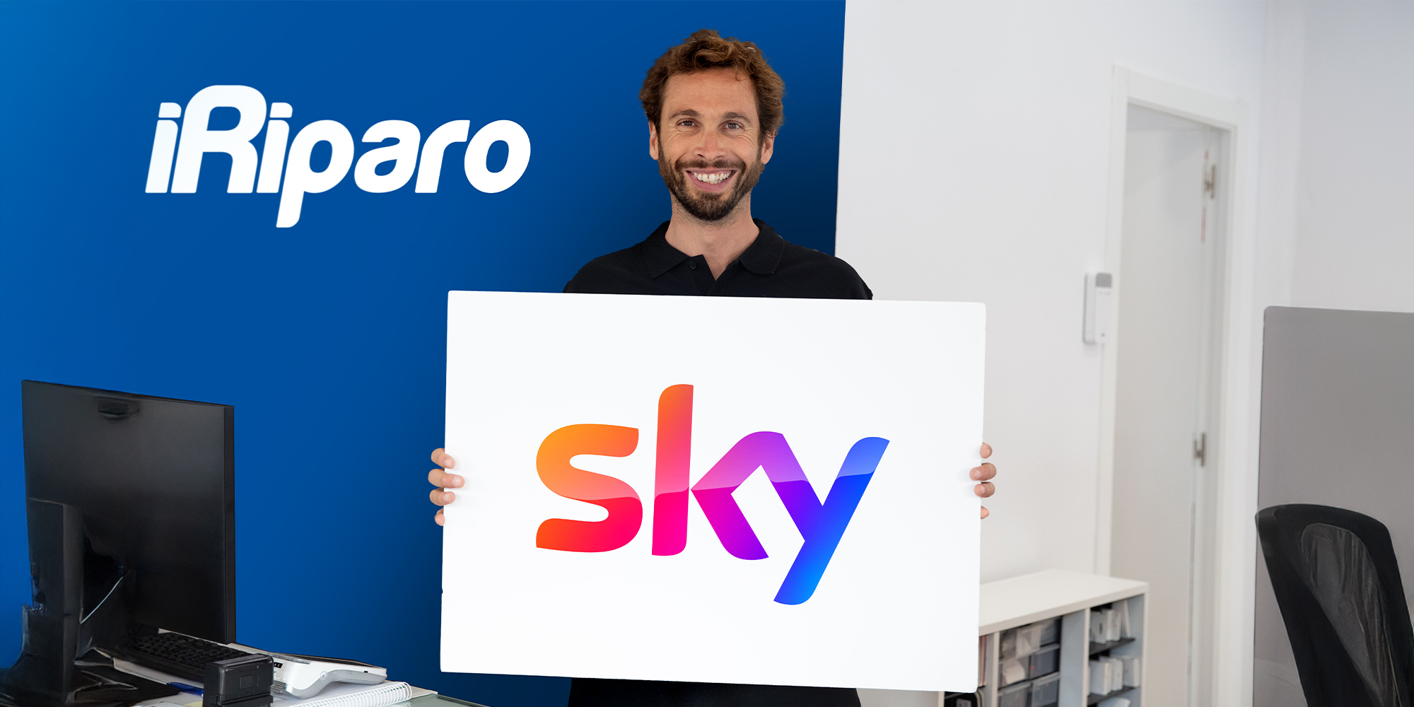 IRIPARO sigla un importante accordo con SKY ITALIA per ampliare l'offerta nei suoi punti vendita